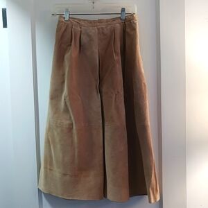 Carlisle suede skirt